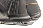 2023 + Ford Super Duty Platinum Seats Set, Black Leather Max Recline Massaging