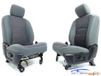2009 - 2018 Dodge Ram Front Bucket Seats, Diesel Gray Cloth w/ Power Driver