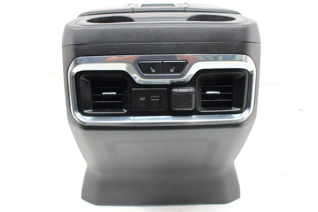 2019 - 2023 Chevrolet Silverado & GMC Sierra Black Center Console w/Leather Lid