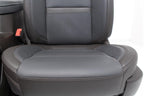20-22 Sierra Denali Leather Seats Heated Cooled Door Panels Console, Brown Blue