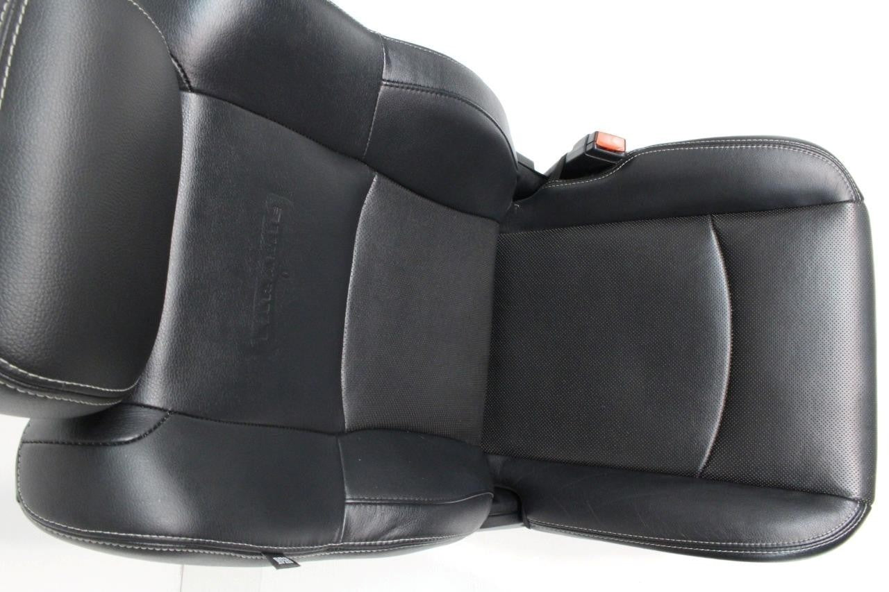 2002 - 2018 Ram Front Seats, Laramie Black Leather Heated Cooled w/ Memory