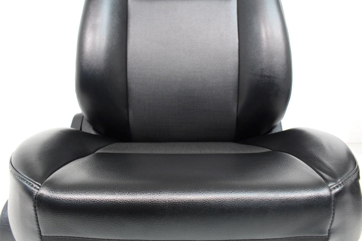 2015 - 2026 Ford Transit Seats, Black Charcoal Vinyl, Manual w/ Armrest OEM
