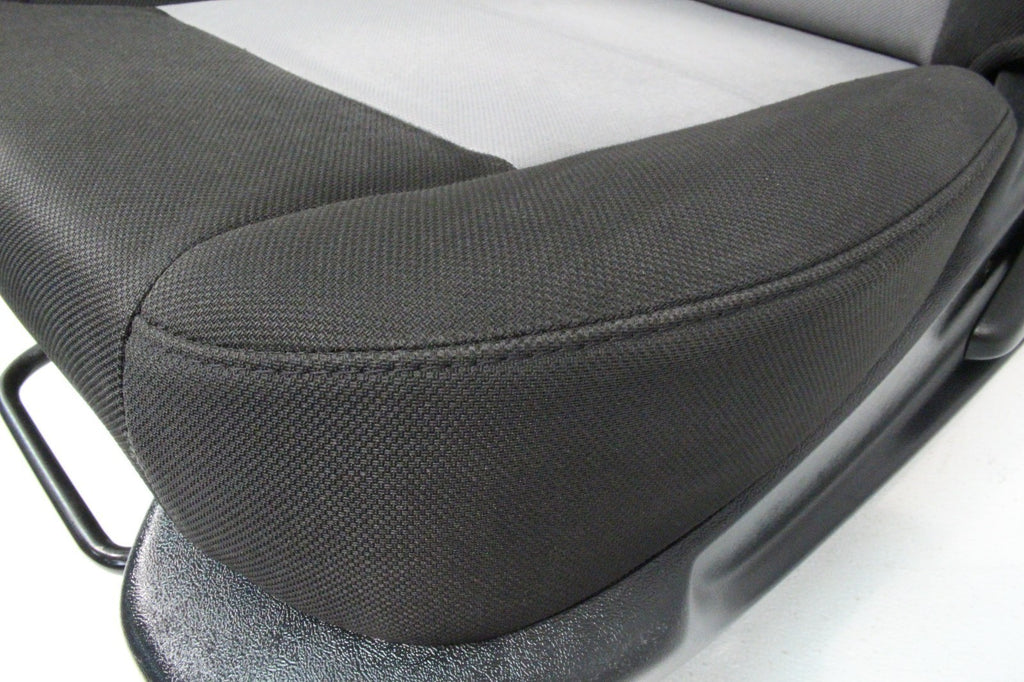 1998 - 2011 Ford Ranger Seats, 60-40 Split Bench, Black Gray Cloth, Extended Cab