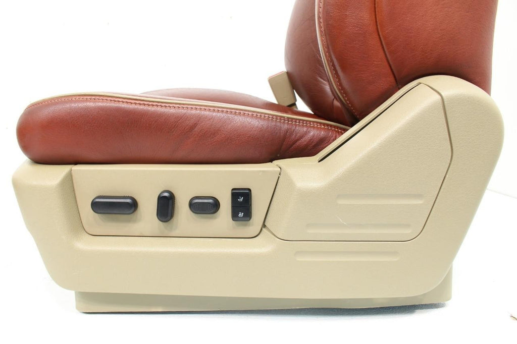2009 - 2014 Ford F150 King Ranch Seats, Front & Rear, Leather Heated Cool Brown