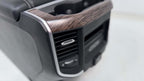 2019 - 2026 DT Ram 1500 Center Console, Black Leather, Light Bronze Trim