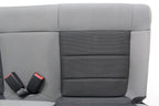 2007 - 2018 Jeep Wrangler JK (2-Door) Gray Cloth Rear Seat 2008 2009 2010 2011