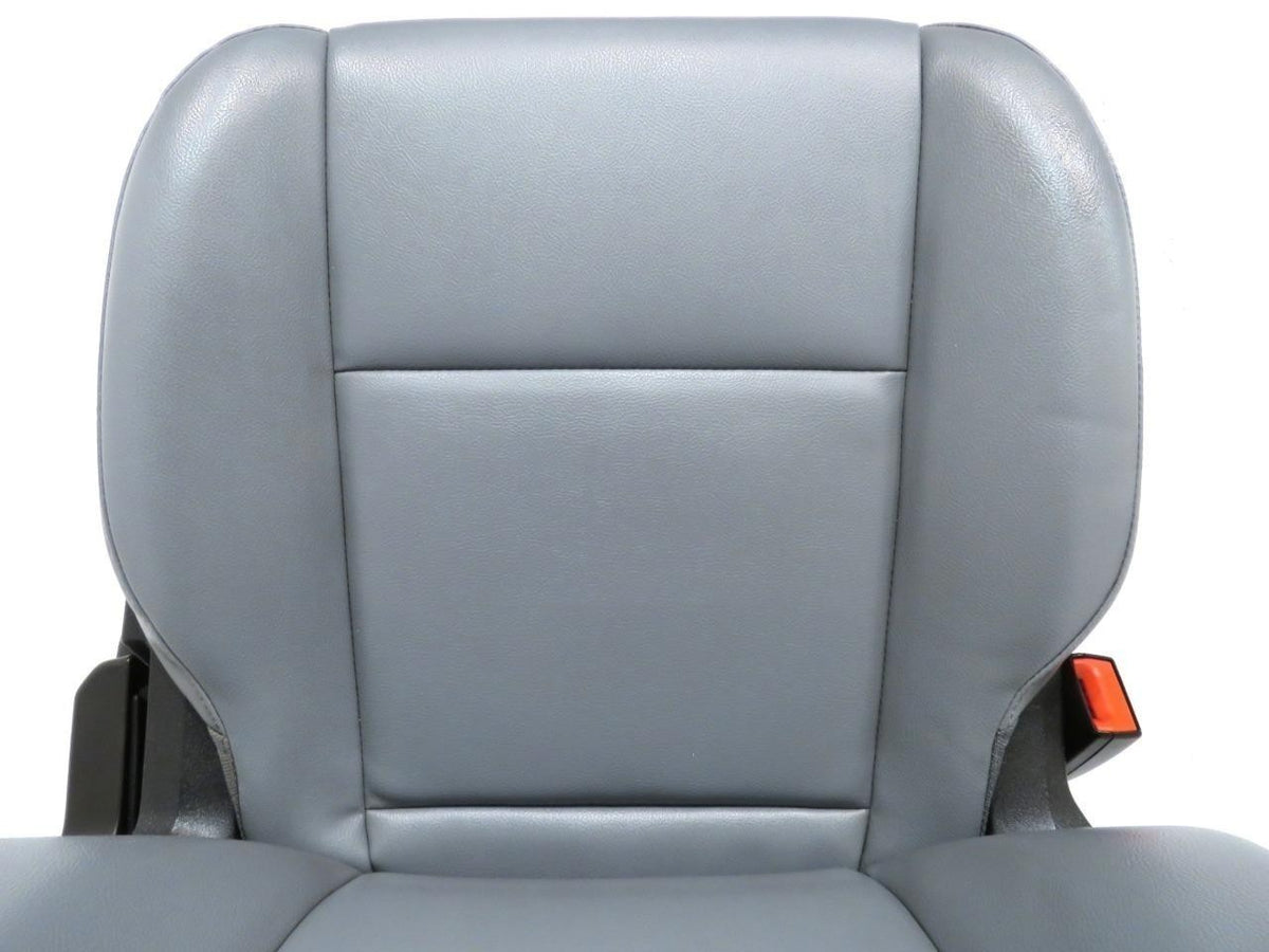 2015 - 2026 Ford Transit Front Seats, Pewter Gray Vinyl, Manual w/ Armrest