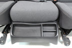 2002 - 2025 Dodge Ram Black & Gray Cloth Front Seats with Jump Seat Console