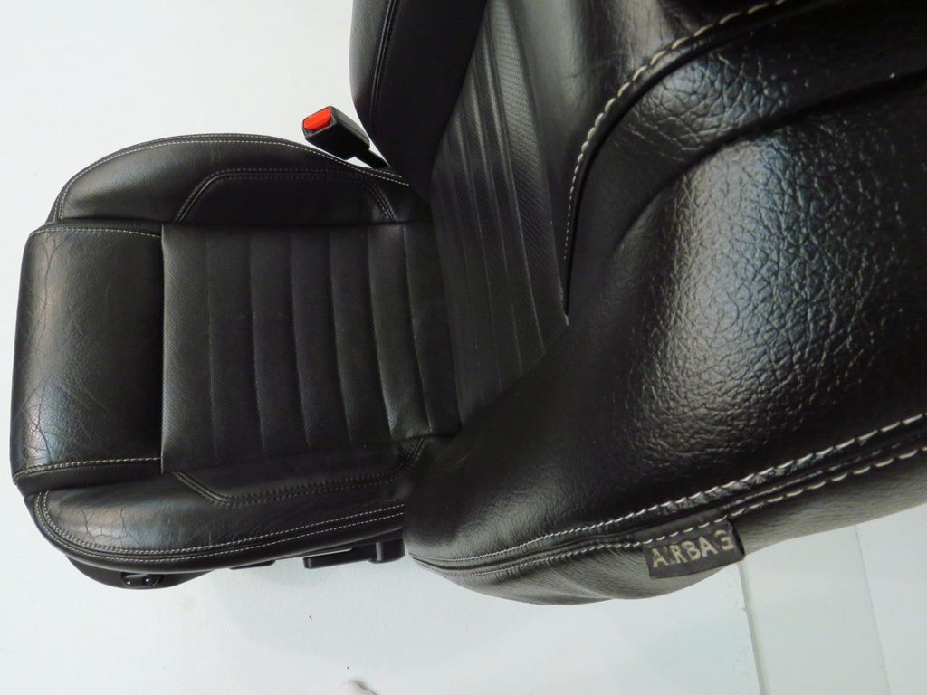 2005 - 2014 Ford Mustang Front Seats, GT Black Leather w/ Power Driver OEM