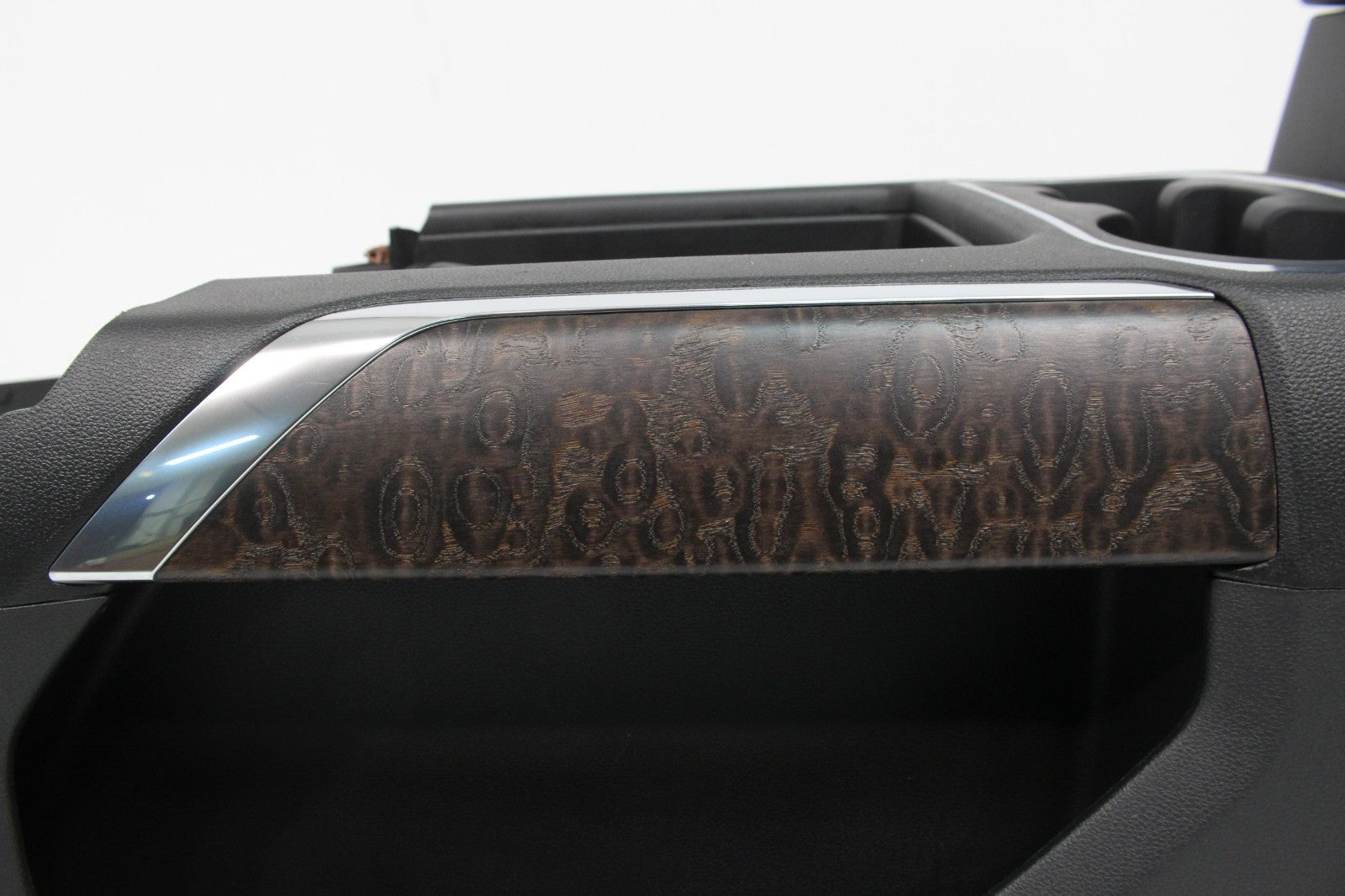 2019 - 2023 Chevy Silverado GMC Sierra Denali Center Console, Black w/ Ash Wood
