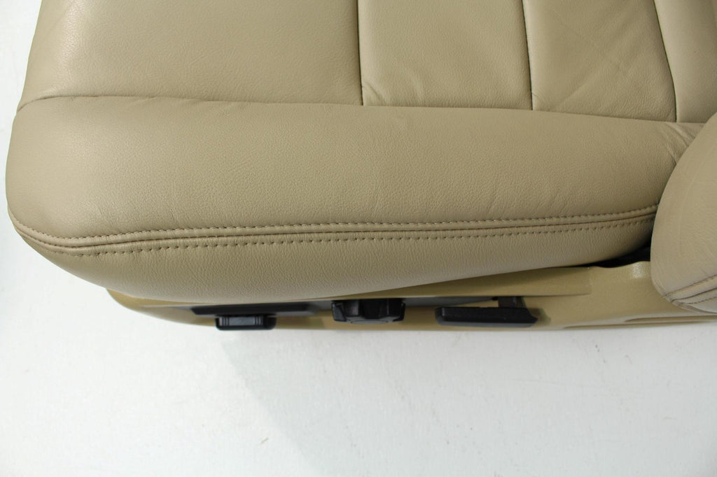 2008 - 2010 Ford Super Duty Front Seats, Lariat Tan Leather Heated Powered OEM