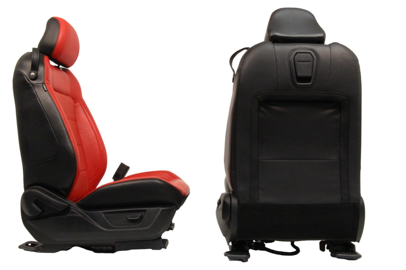 2015 - 2023 Ford Mustang Front Seats, GT Premium Coupe - Showstopper Red Leather