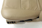 1999 - 2007 Ford Super Duty Front Bucket Seats, Tan Leather Power Heat Lariat
