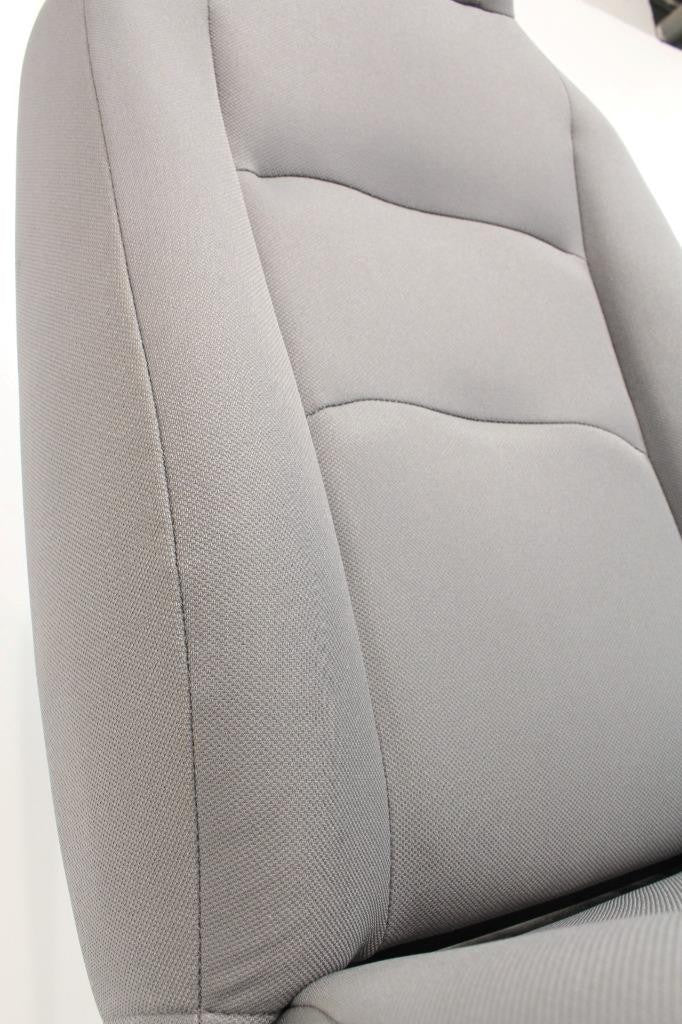 Ford Econoline Front Bucket Seats, Gray Cloth w/ Folding Armrests, Fits 1997+
