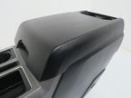 15-22 Ford Truck Center Console & Install Kit w/o Shifter - Black Vinyl XLT