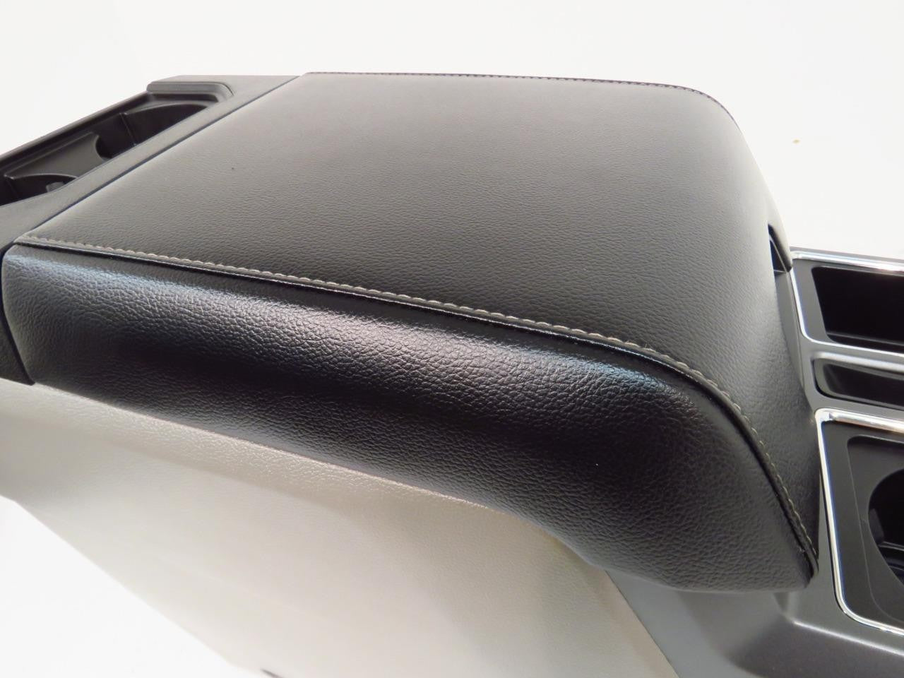 15-22 Ford Truck Center Console & Install Kit w/o Shifter - Gray Leather XLT