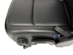 2018 - 2026 Jeep Wrangler JL Seats Set, 2-Door MOPAR Black Leather Orange Stitch