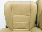 2008 - 2010 Ford Super Duty Front Seats w/ Jump, Lariat Tan Leather Heated Power
