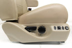 1999 - 2007 Ford Super Duty Front Bucket Seats, Tan Leather Power Heat Lariat