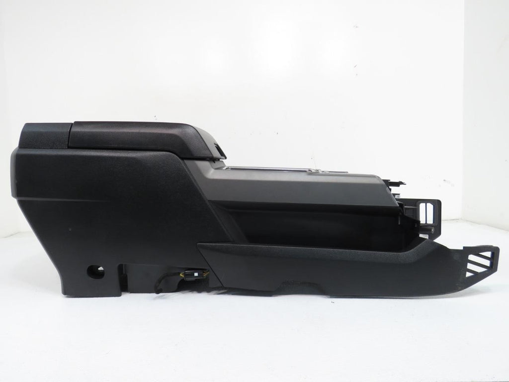 15-22 Ford Truck Center Console & Install Kit w/o Shifter - Black Vinyl XLT