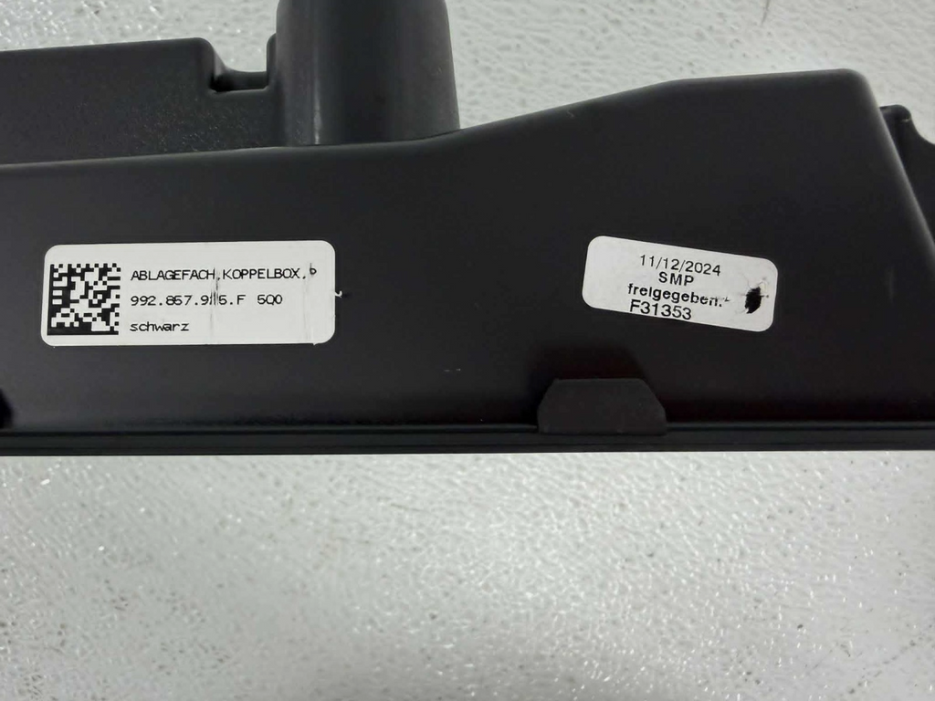2020-2025 Porsche 911 992 Center Console Storage Compartment Tray OEM 992857925F