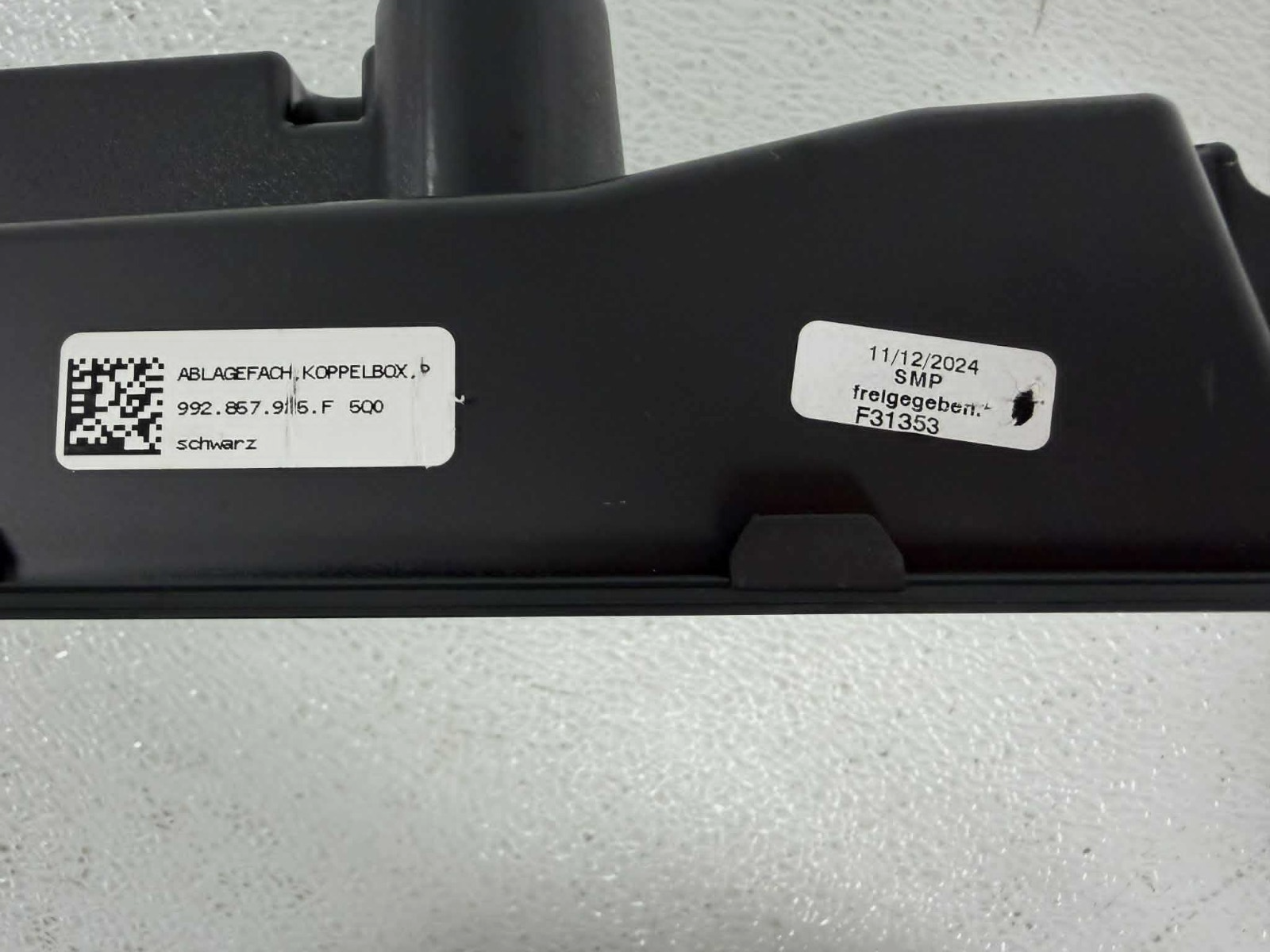 2020-2025 Porsche 911 992 Center Console Storage Compartment Tray OEM 992857925F