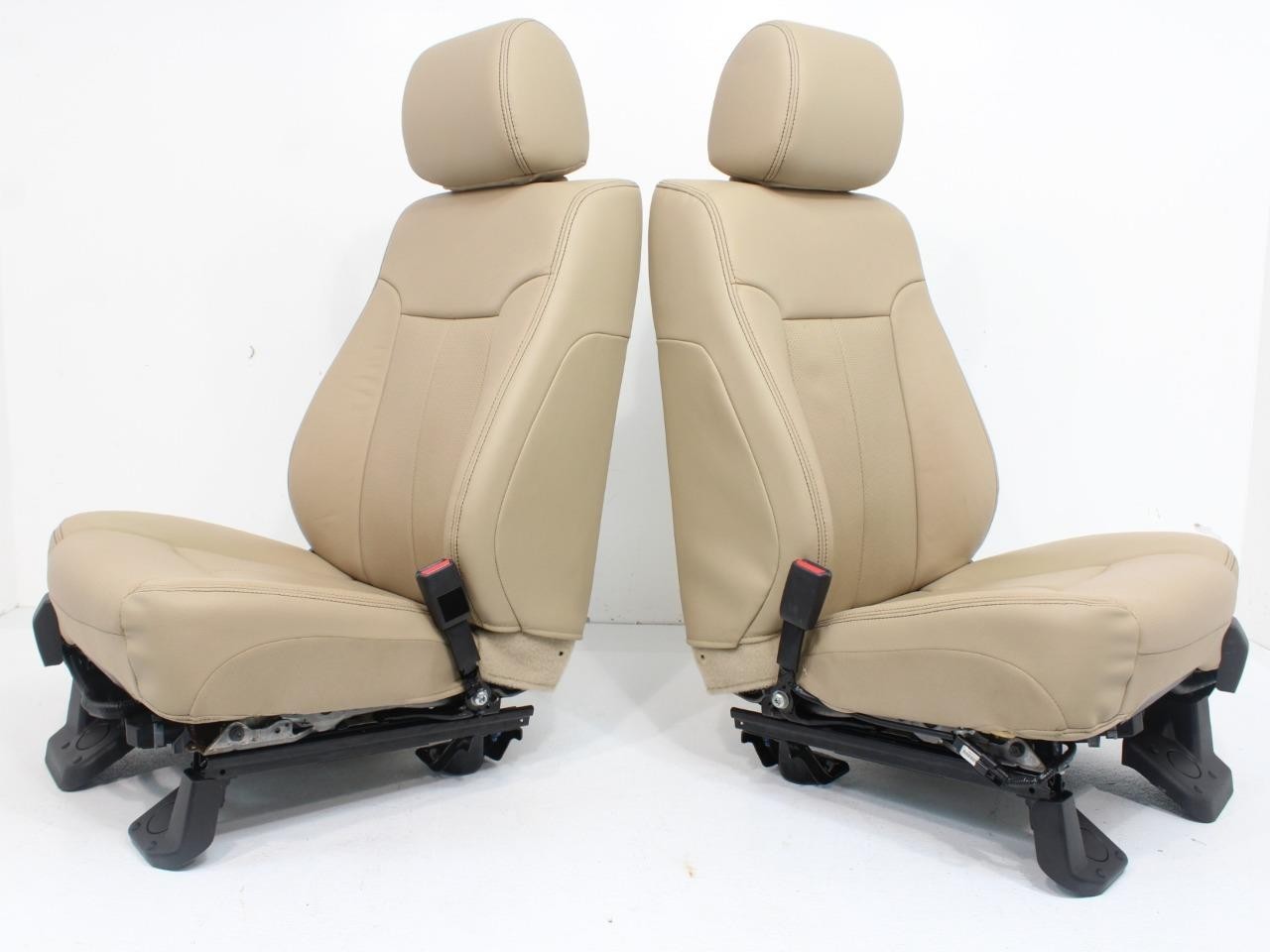 2011 - 2016 Ford Super Duty Seats, Lariat Adobe Tan Leather, Heat Cool, Front