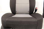 1998 - 2009 Ford Ranger Front Seats, Black Gray Cloth Bucket, Extended Cab