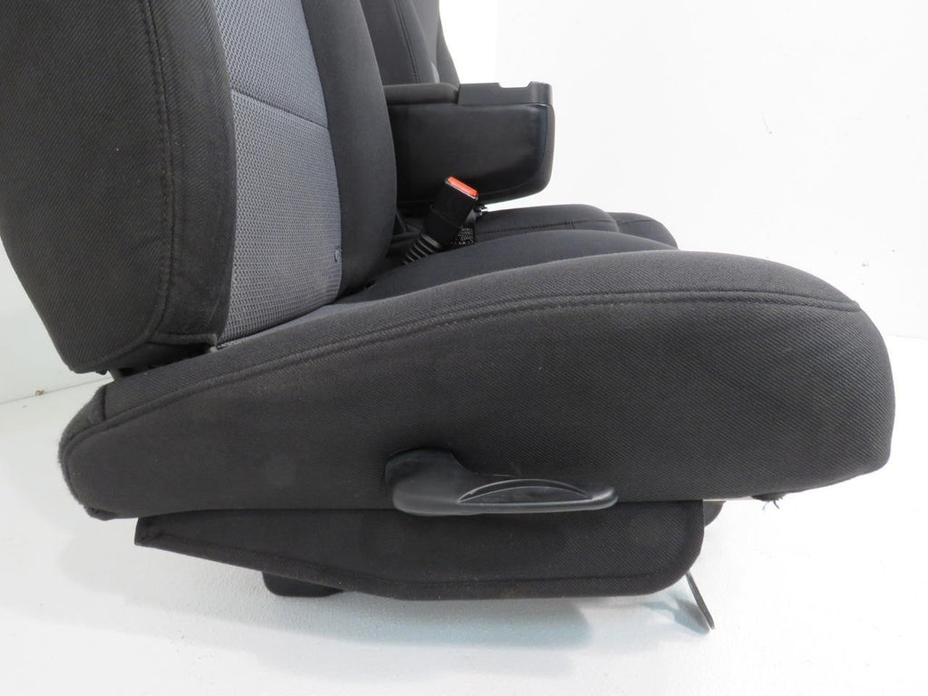 1998 - 2003 Ford Ranger Seats, Extended Cab 60-40 Split Bench, Black Gray Cloth