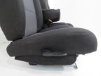 1998 - 2003 Ford Ranger Seats, Extended Cab 60-40 Split Bench, Black Gray Cloth