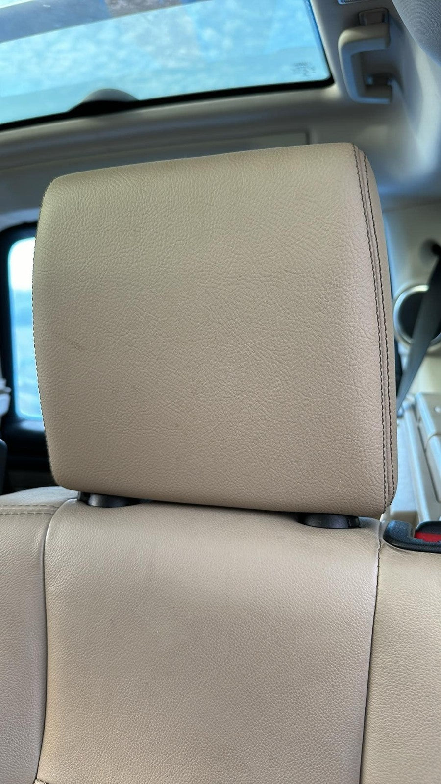 2010 - 2016 Land Rover LR4 Rear Headrest Set of 3, L319, Almond Beige