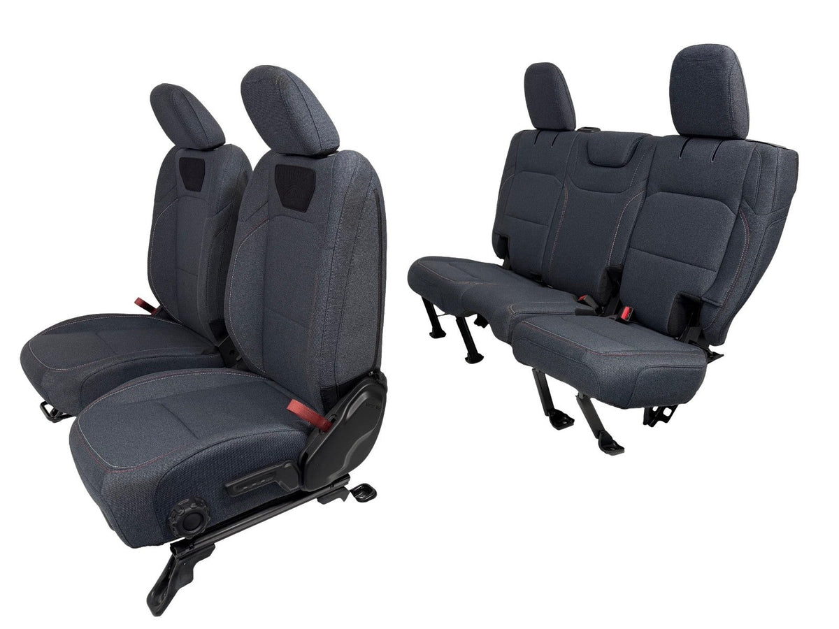 2018-2026 Jeep Wrangler JLU 4-Door Seats Set, Denim Blue America 250 Edition
