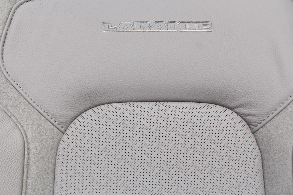 2019 - 2025 Ram 1500 Seats, Crew Cab Set, Laramie Leather, Salt Gray Bison Brown