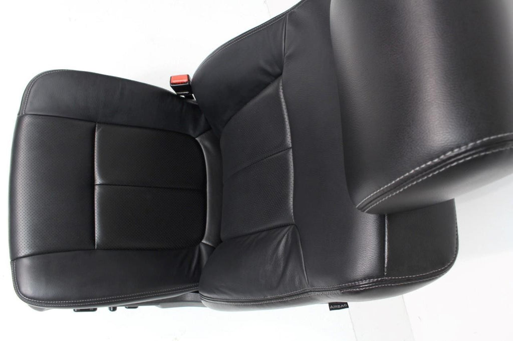 1999 - 2016 Ford Super Duty Front Seats, Lariat Black Leather, Power Heat Cool