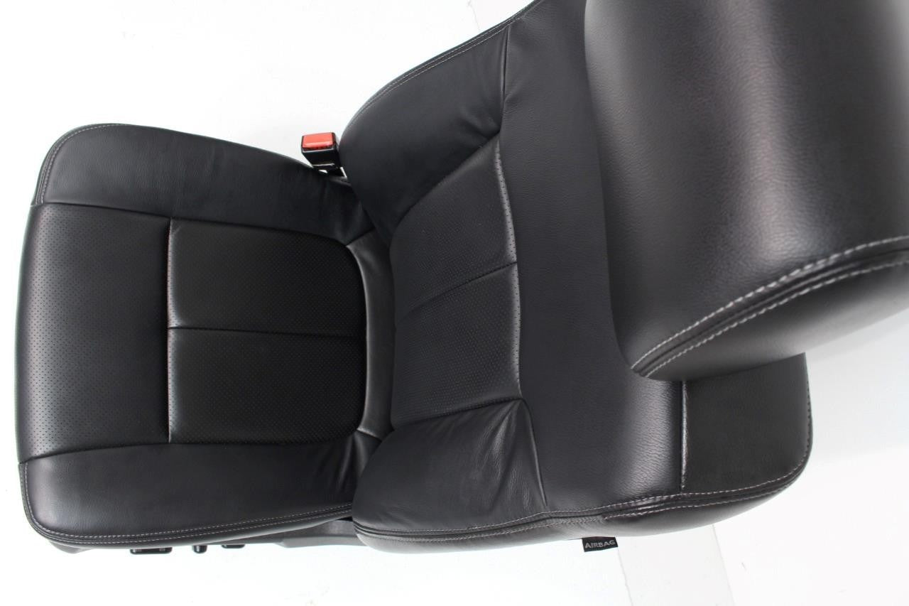1999 - 2016 Ford Super Duty Front Seats, Lariat Black Leather, Power Heat Cool