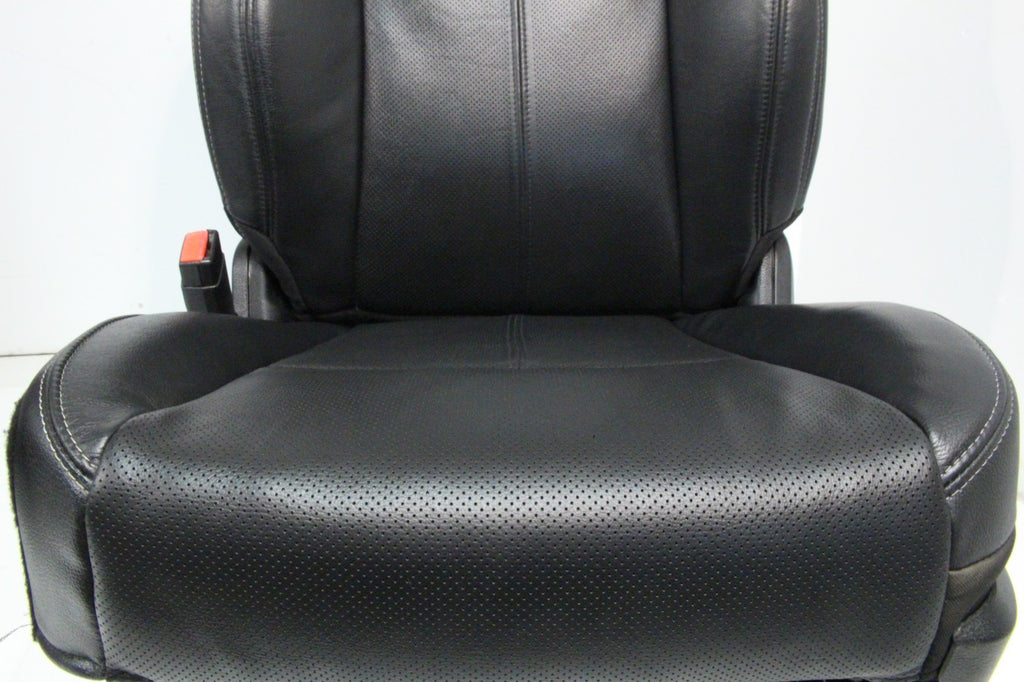 2002 - 2018 Ram Front Seats, Laramie Black Leather Heated Cooled w/ Memory