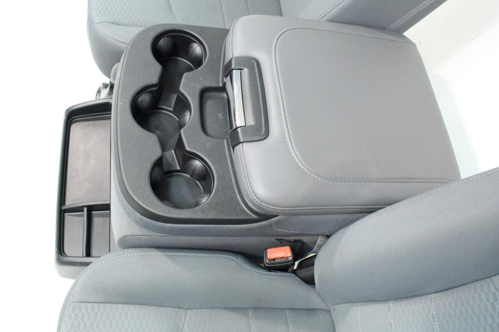 2009 - 2018 Dodge Ram Front Seats, Gray Cloth Manual Bench w/ Center Fits 2002+
