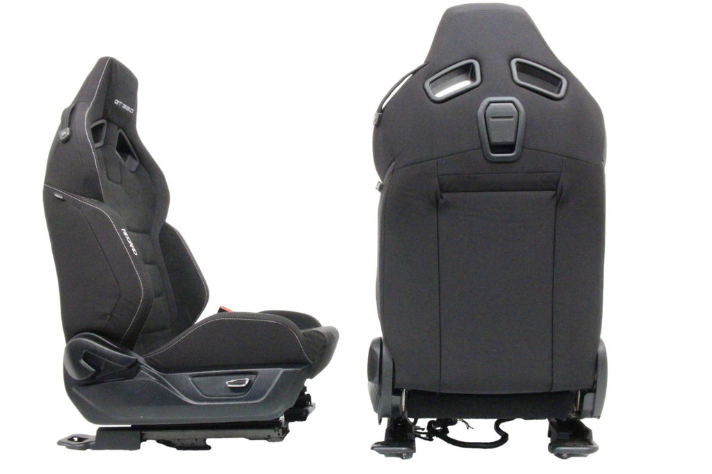 2015 - 2025 Mustang Shelby Recaro Seats Set, Suede Power Tracks S550 S650 GT350