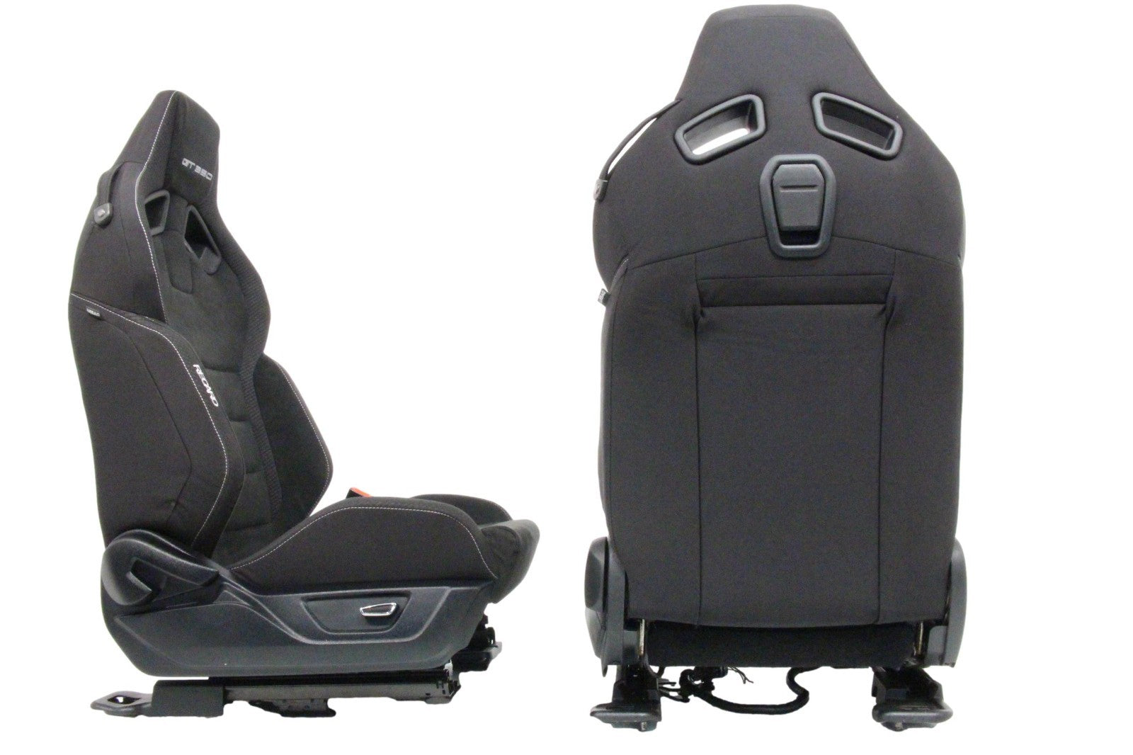 2015 - 2025 Mustang Shelby Recaro Seats Set, Suede Power Tracks S550 S650 GT350