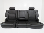2014 - 2019 GM Sierra Silverado Rear Seats, OEM LTZ Black Leather, Crew Cab