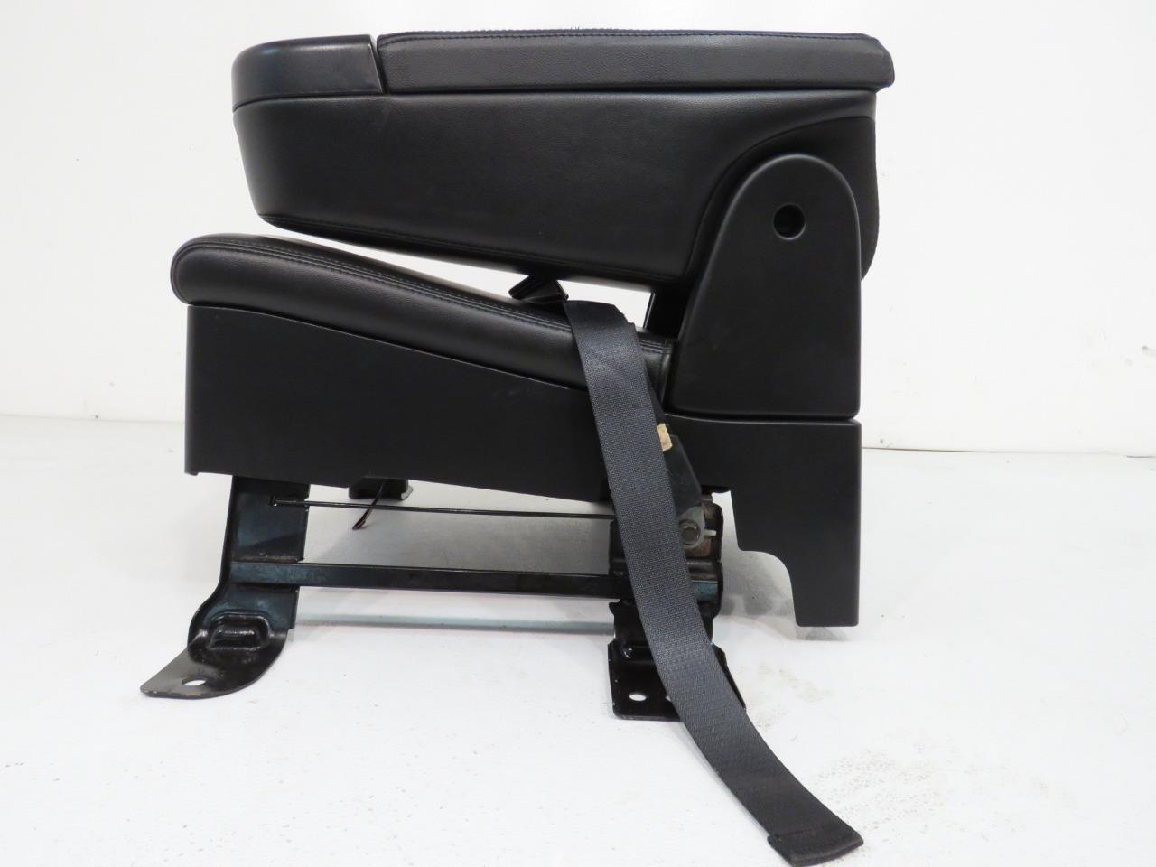 07 - 14 Chevy Silverado GMC Sierra Tahoe Yukon Black Leather Jump Seat Console