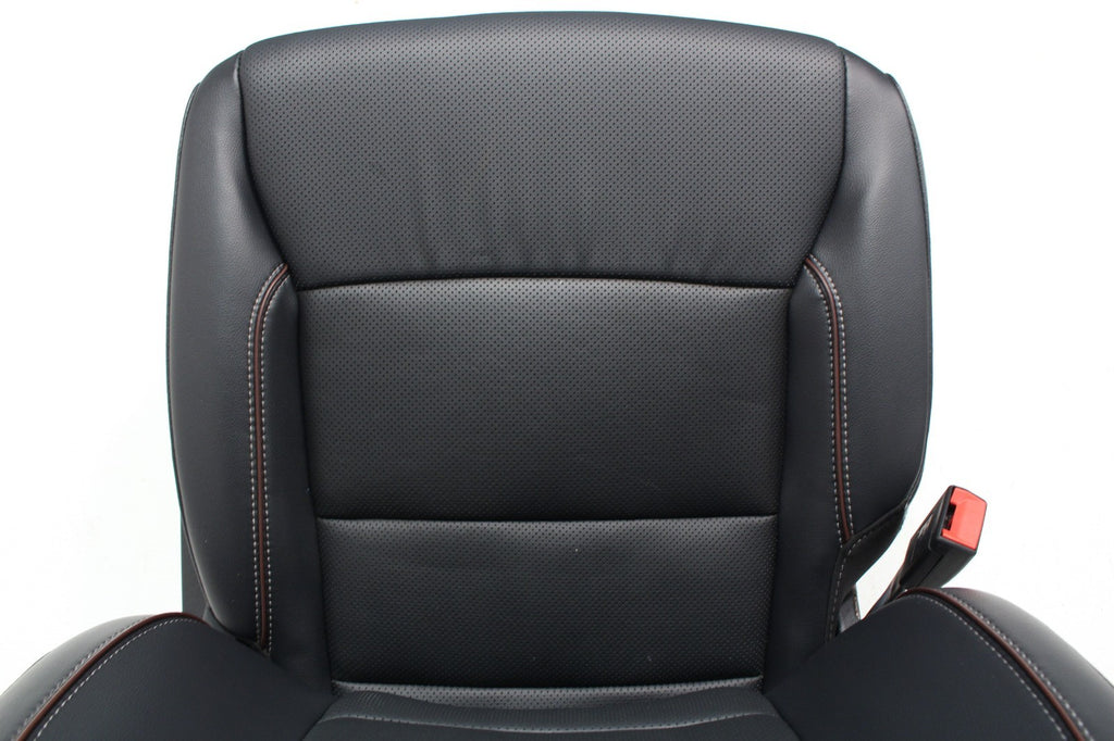 2021+ Ford F150 Super Duty Front Seats, Lariat Sport Black Leather Brown OEM