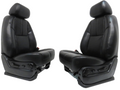 2007 - 2014 GM Silverado Tahoe Front Seats, LT Black Leather Lumbar Power Heated