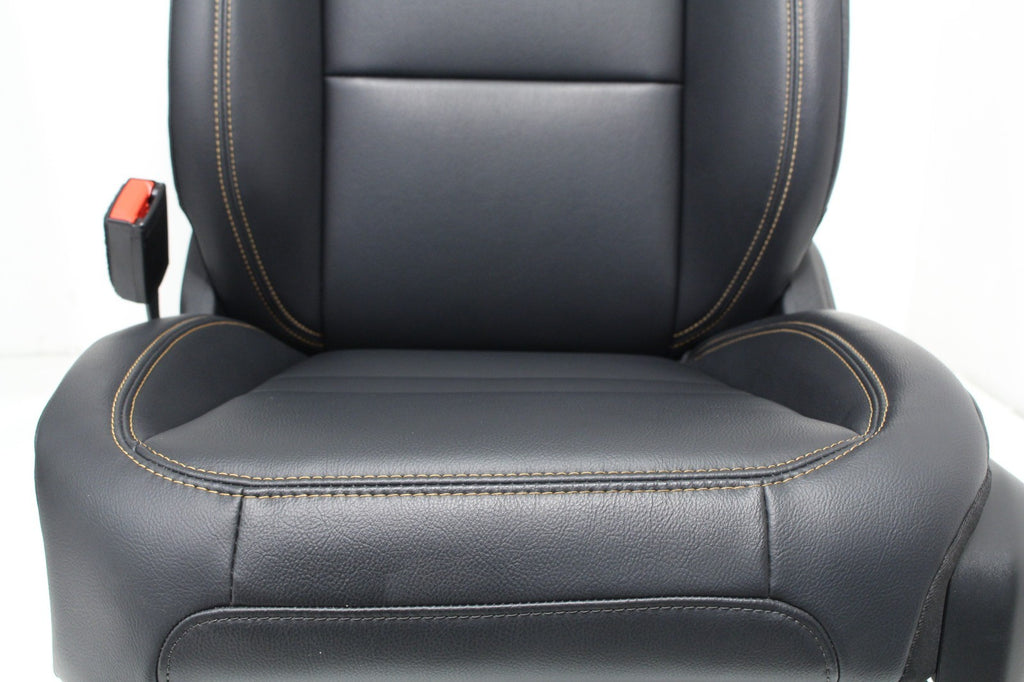 18-25 Jeep Wrangler SAHARA Gladiator JT Heated Power Leather Seats Black NEW OEM