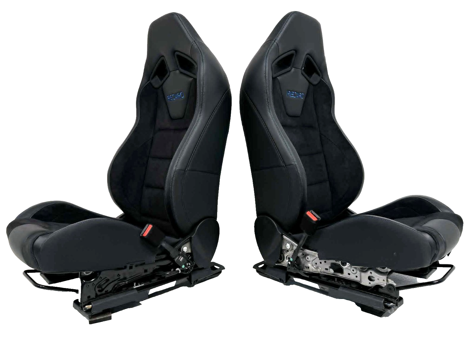 2015 - 2026 Ford Mustang Dark Horse RECARO Seats, Dinamica Black Suede & Indigo