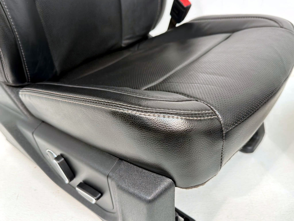 2017-2022 Ford Super Duty Lariat Front Seats, Black Leather Heat Ventilated