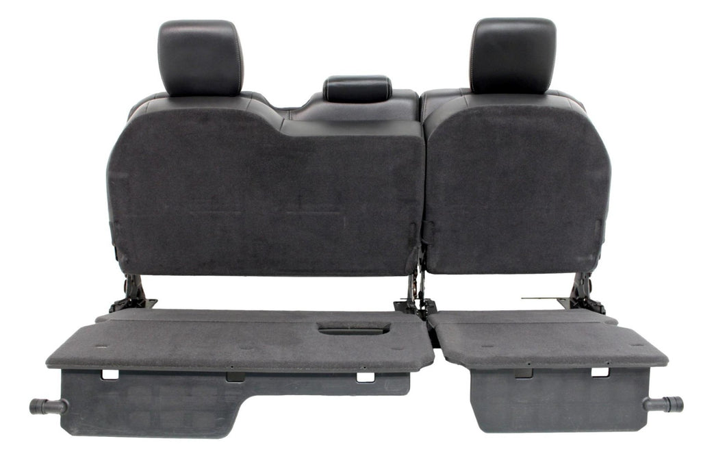 2009 - 2018 Ram Seats Rear Seats, Quad Cab Laramie Black Leather, 60/40 Split