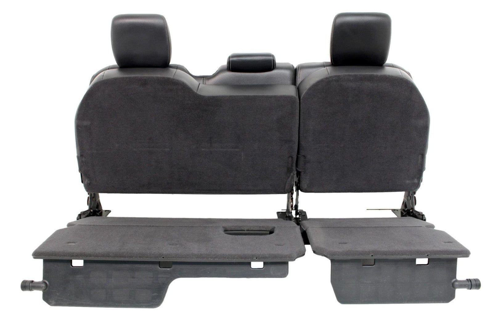 2009 - 2018 Ram Seats Rear Seats, Quad Cab Laramie Black Leather, 60/40 Split