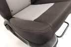 1998 - 2009 Ford Ranger Front Seats, Black Gray Cloth Bucket, Extended Cab