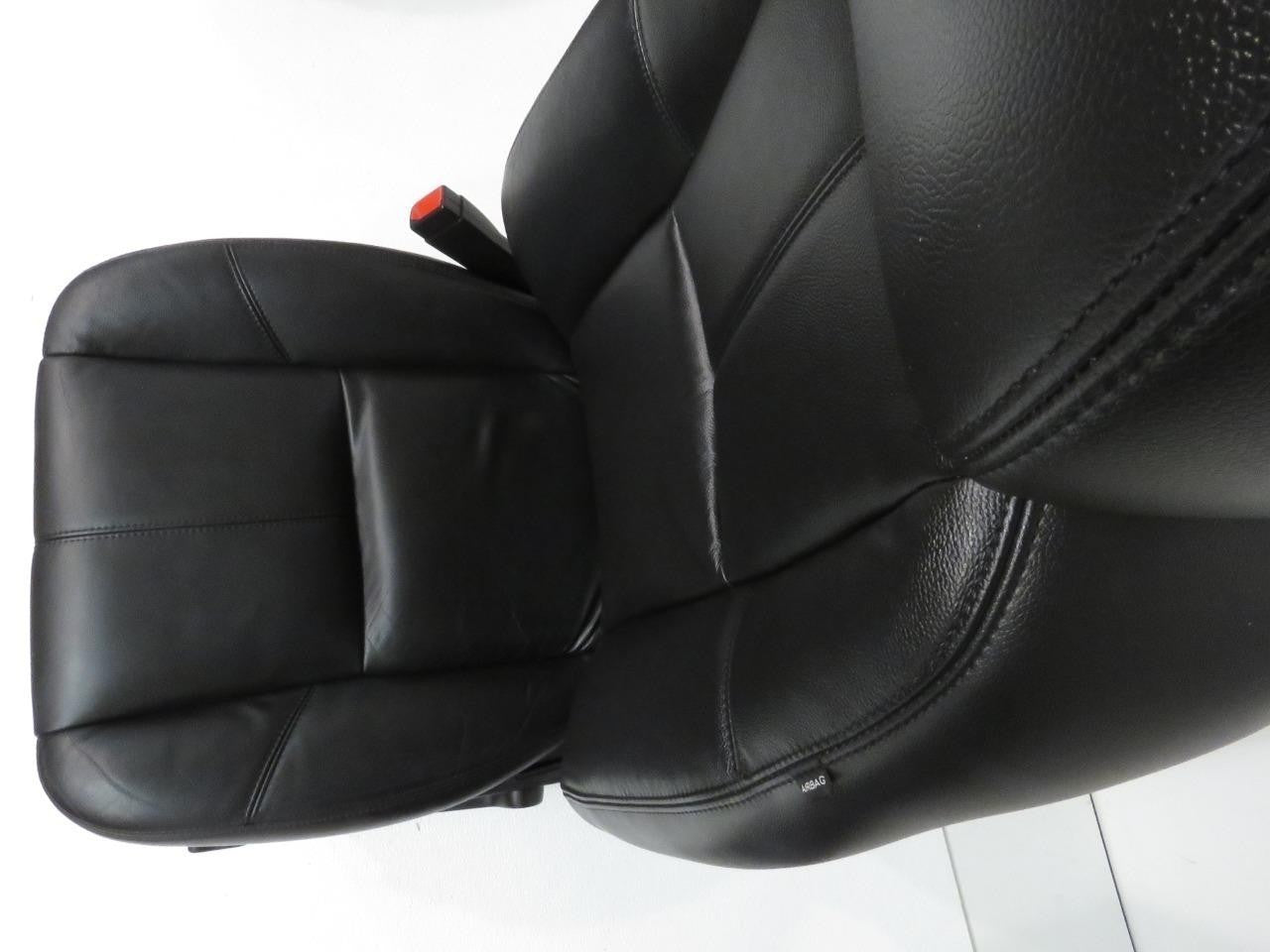 2007 - 2014 GM Silverado Tahoe Front Seats, LT Black Leather Lumbar Power Heated